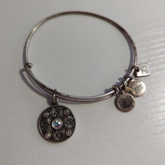 ALEX and Ani Bundle of 3 Bangle Charm Bracelets‎ Adjustable - Picture 6 of 8